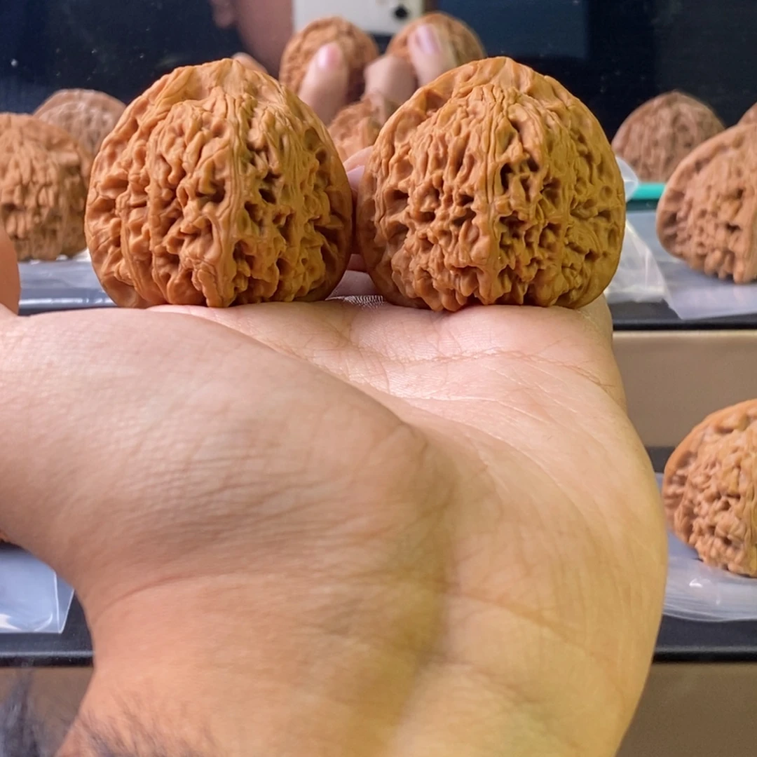 吊坠文玩核桃涿鹿圆三角南疆石村疆44