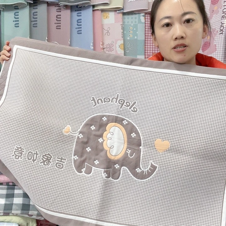 棉纱布特价咖色小飞象