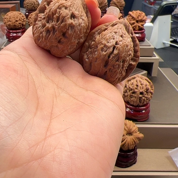 把件文玩核桃33 金钱豹 a-003