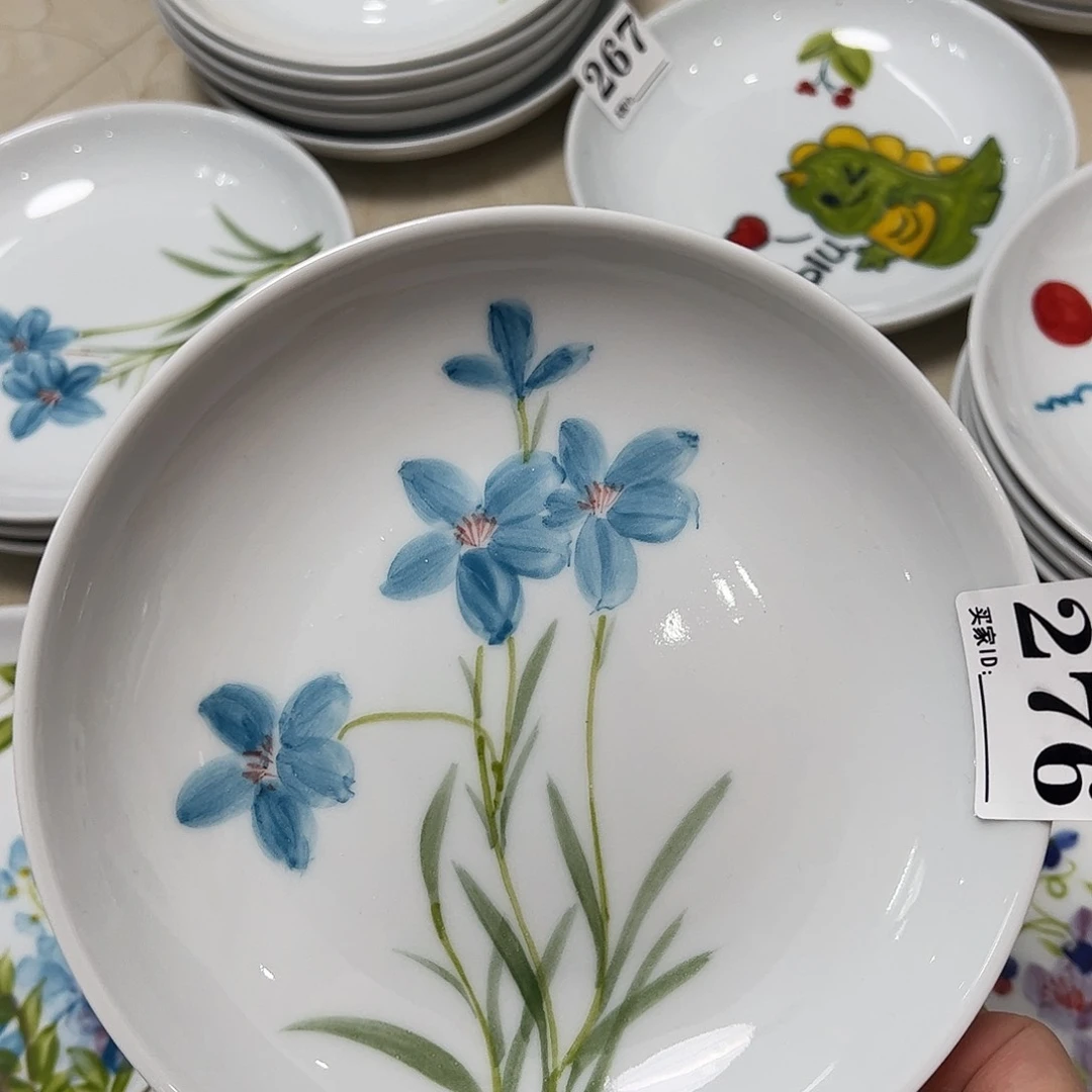 瓷片景德镇陶瓷手工手绘制作