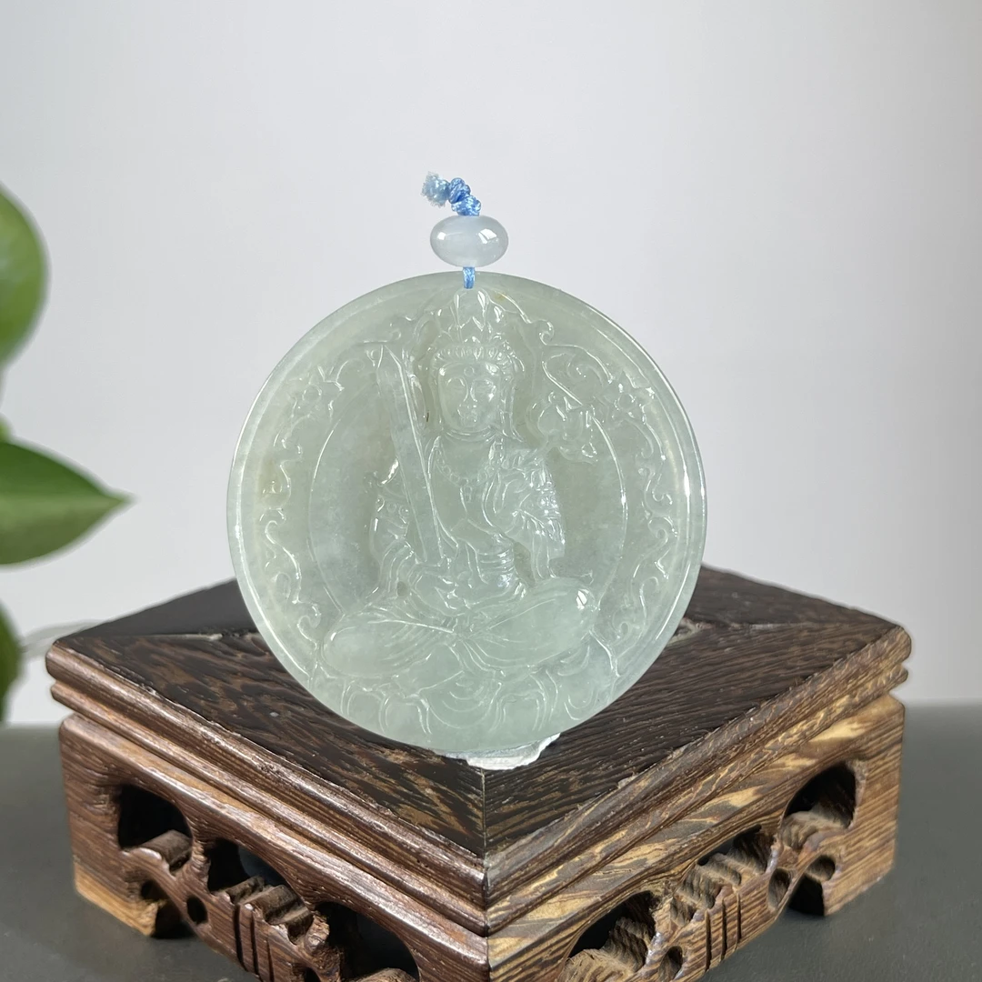 JTA21-121 天然缅甸A货翡翠 虚空藏