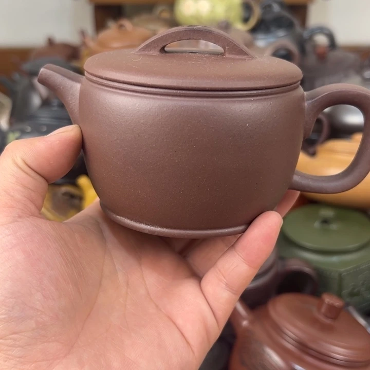 茶壶紫砂盖子花泥