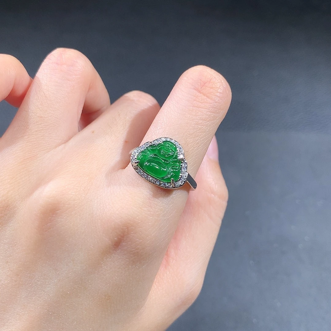 未镶嵌戒指翡翠翡翠