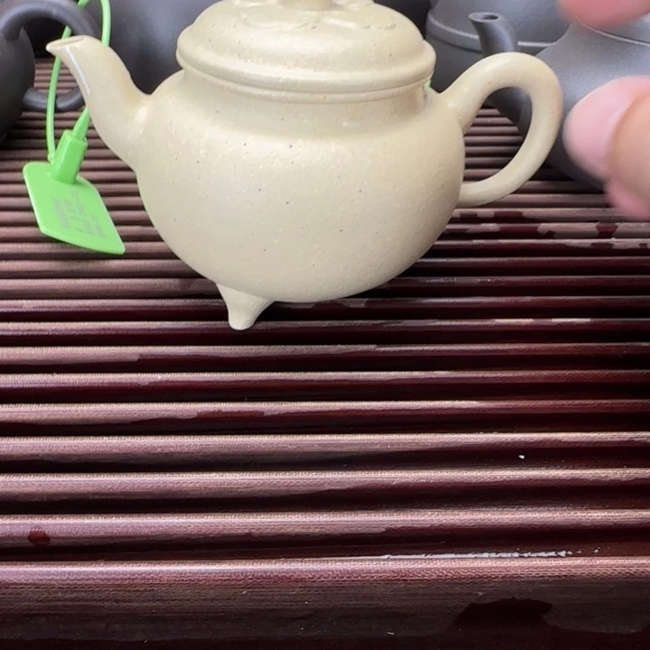 茶壶紫砂本绿140cc微瑕