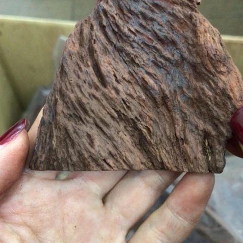 降真香把件自**遥红降牌子