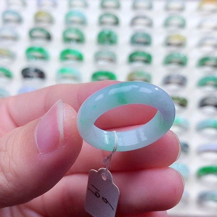 翡翠未镶嵌戒指19号