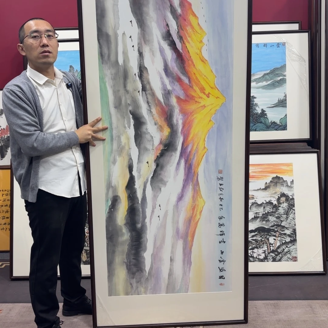 国画手绘作品210/80