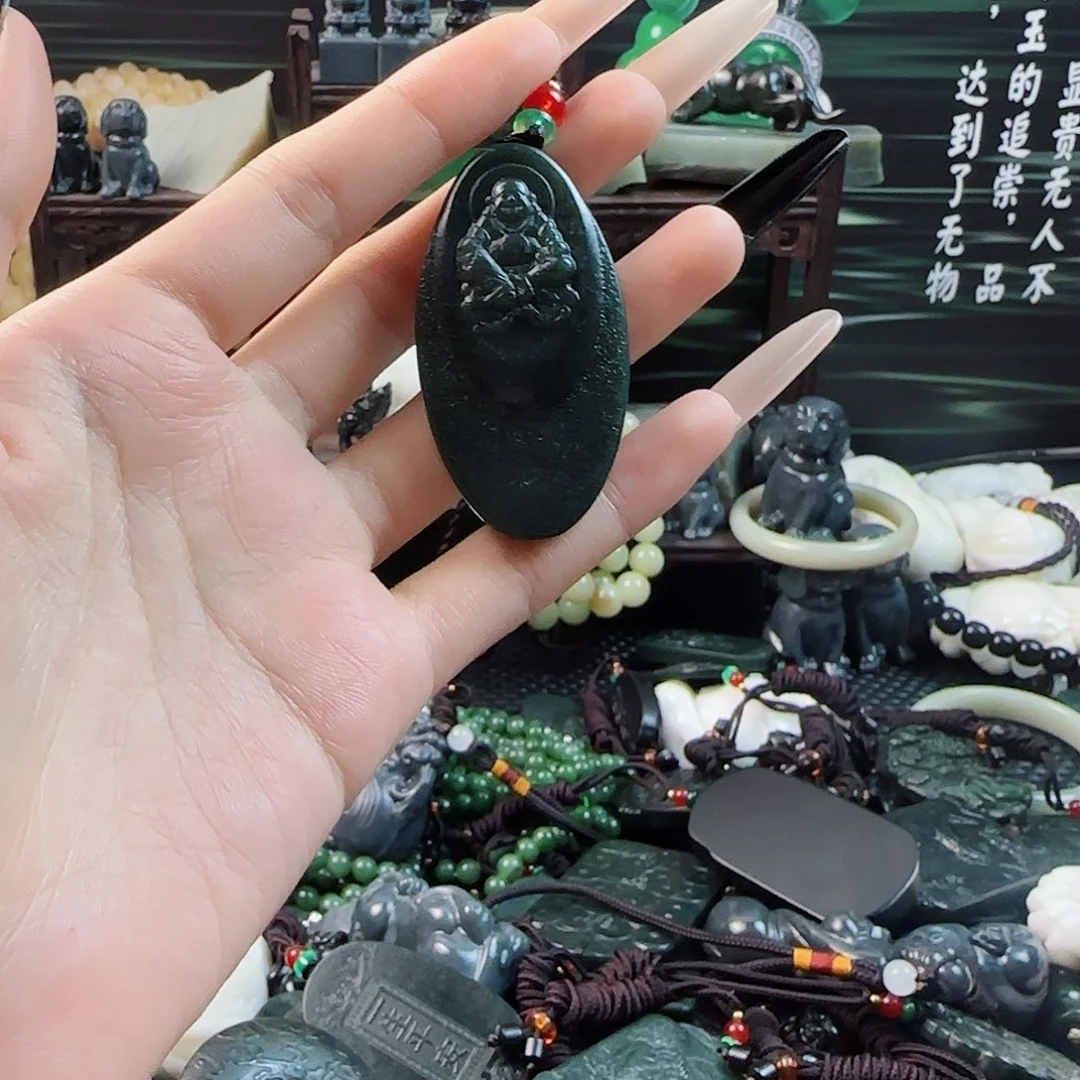 和田玉（糖玉）未镶嵌笔搁