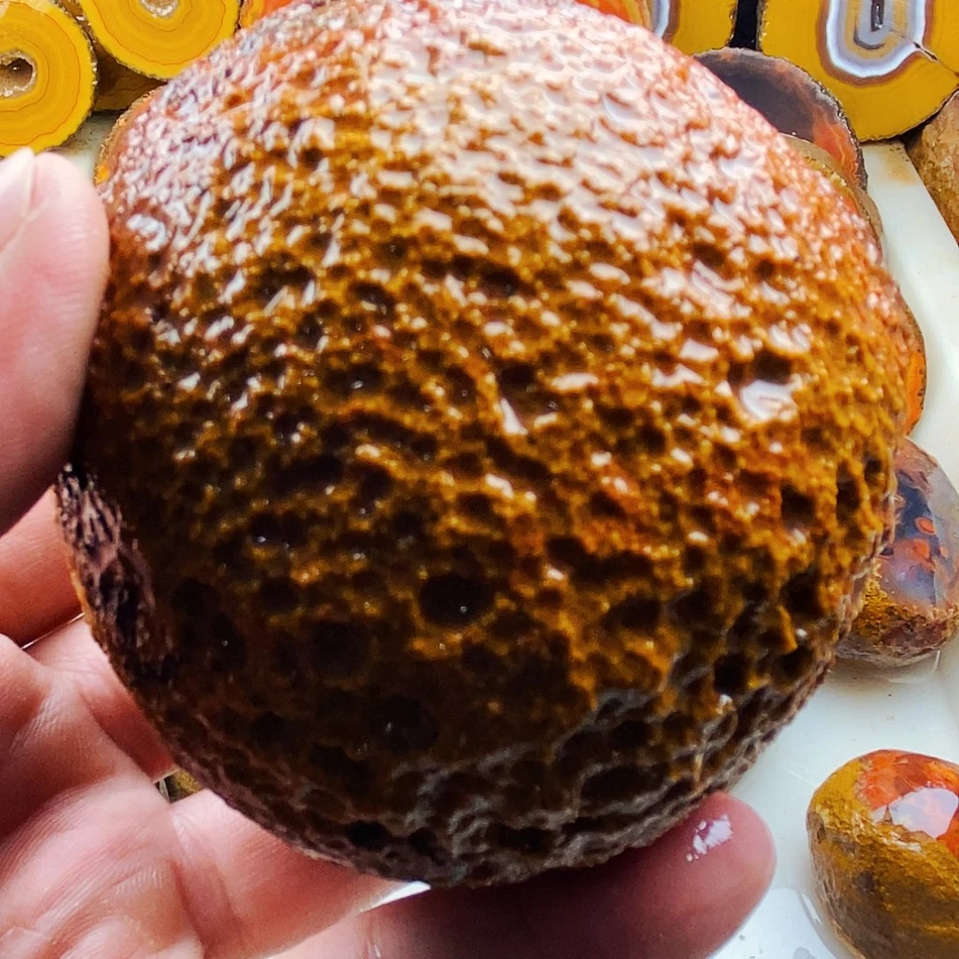 D***K定制玛瑙未镶嵌战国红