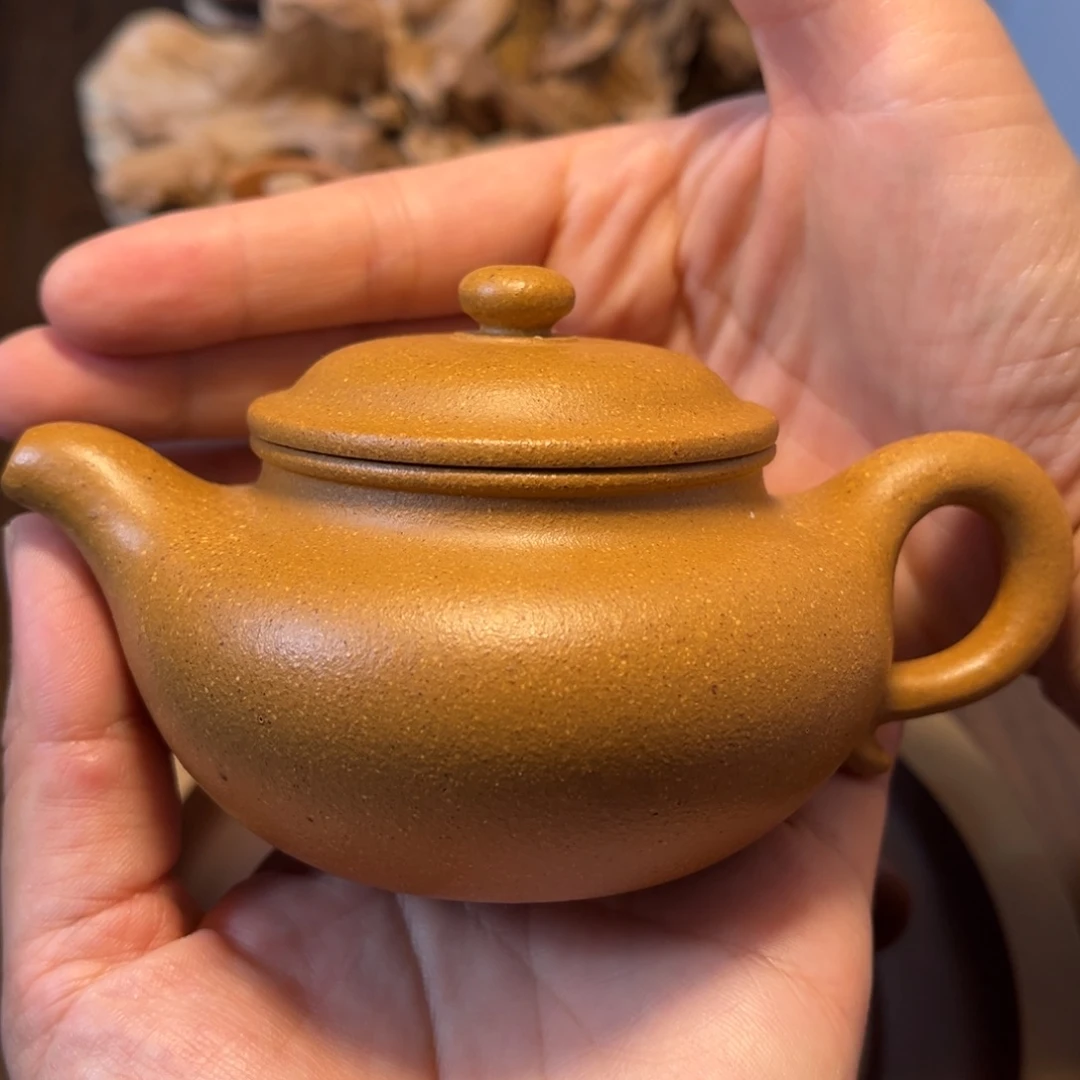 于***人紫砂茶壶宜兴紫砂茶具半手工制作