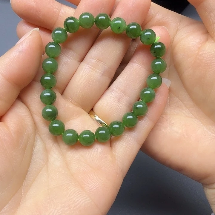 和田玉（碧玉）未镶嵌手链