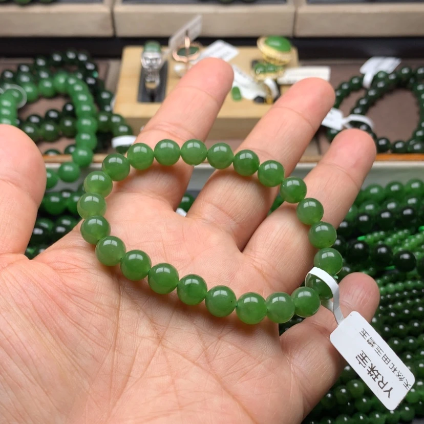 【闪购商品】未镶嵌手串和田玉（碧玉）