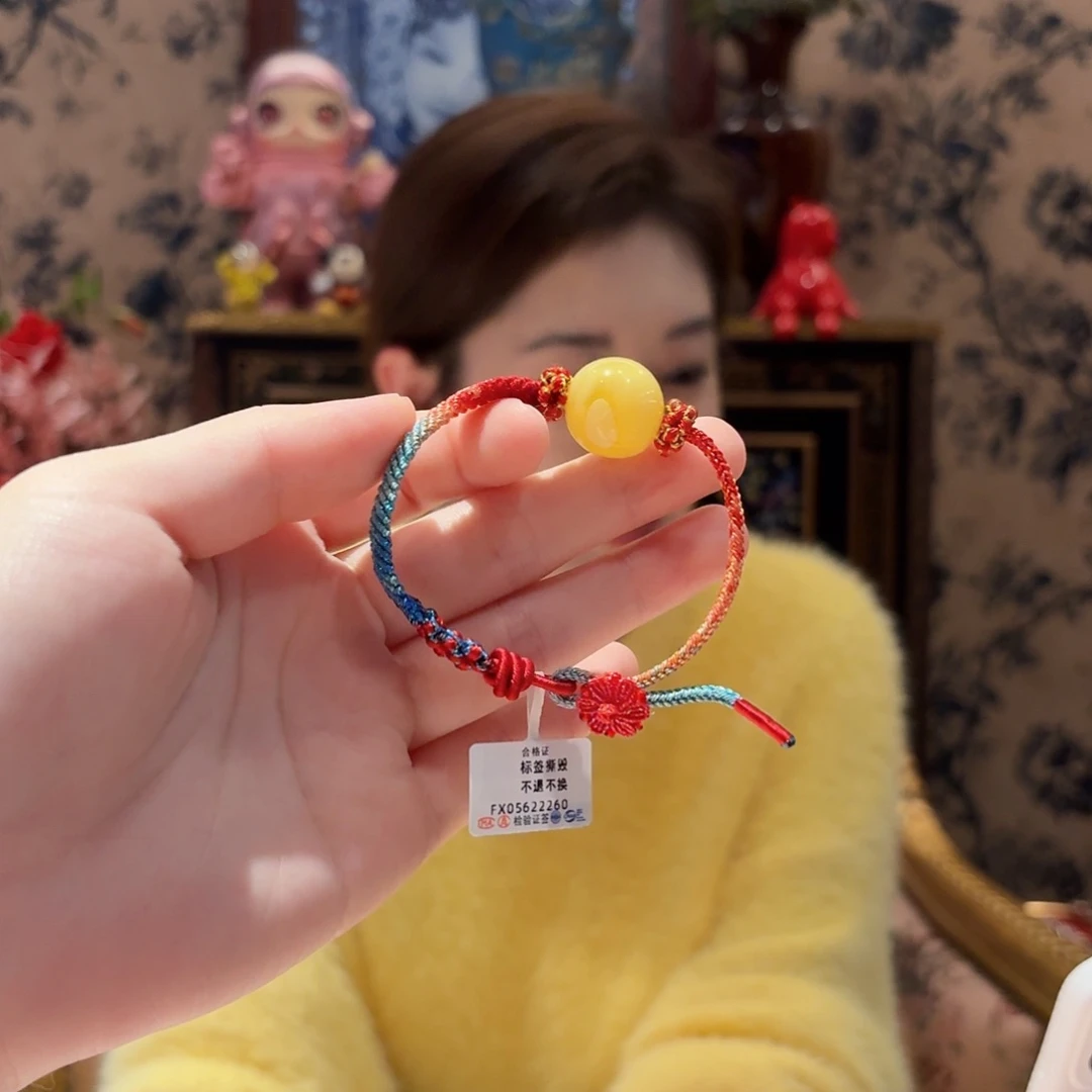 蜜蜡手链未镶嵌手绳