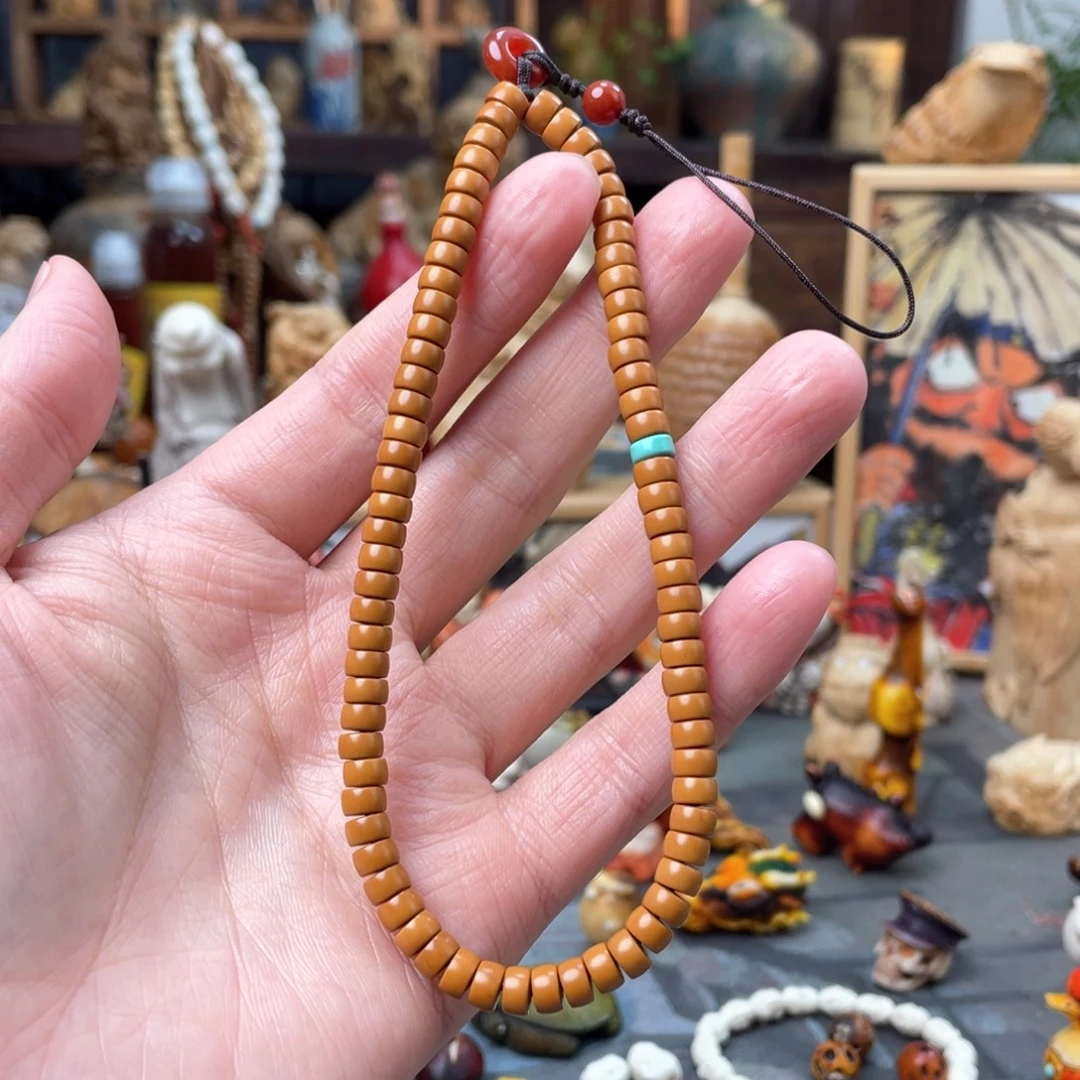 荷***月木方颜竹木艺术手串