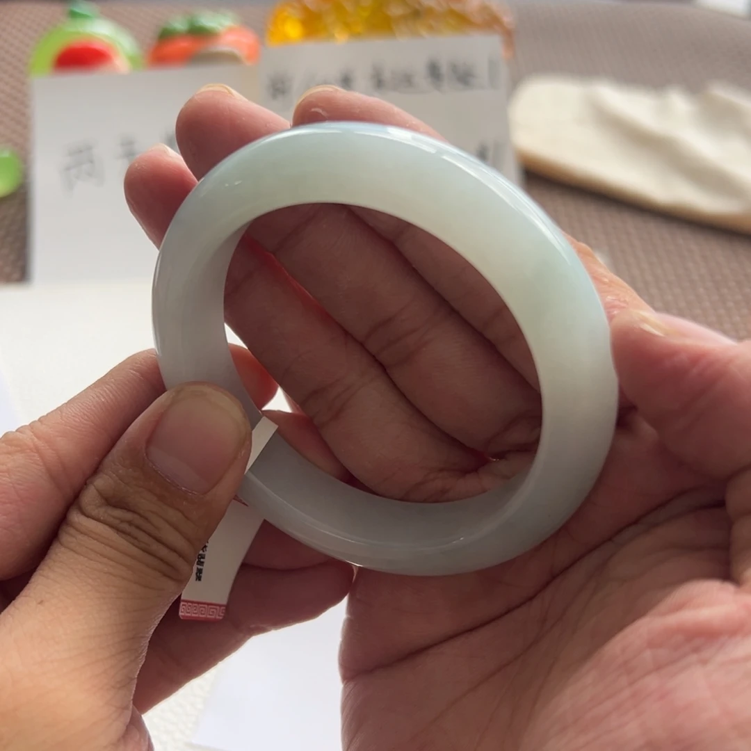 翡翠未镶嵌手镯17号 54.2