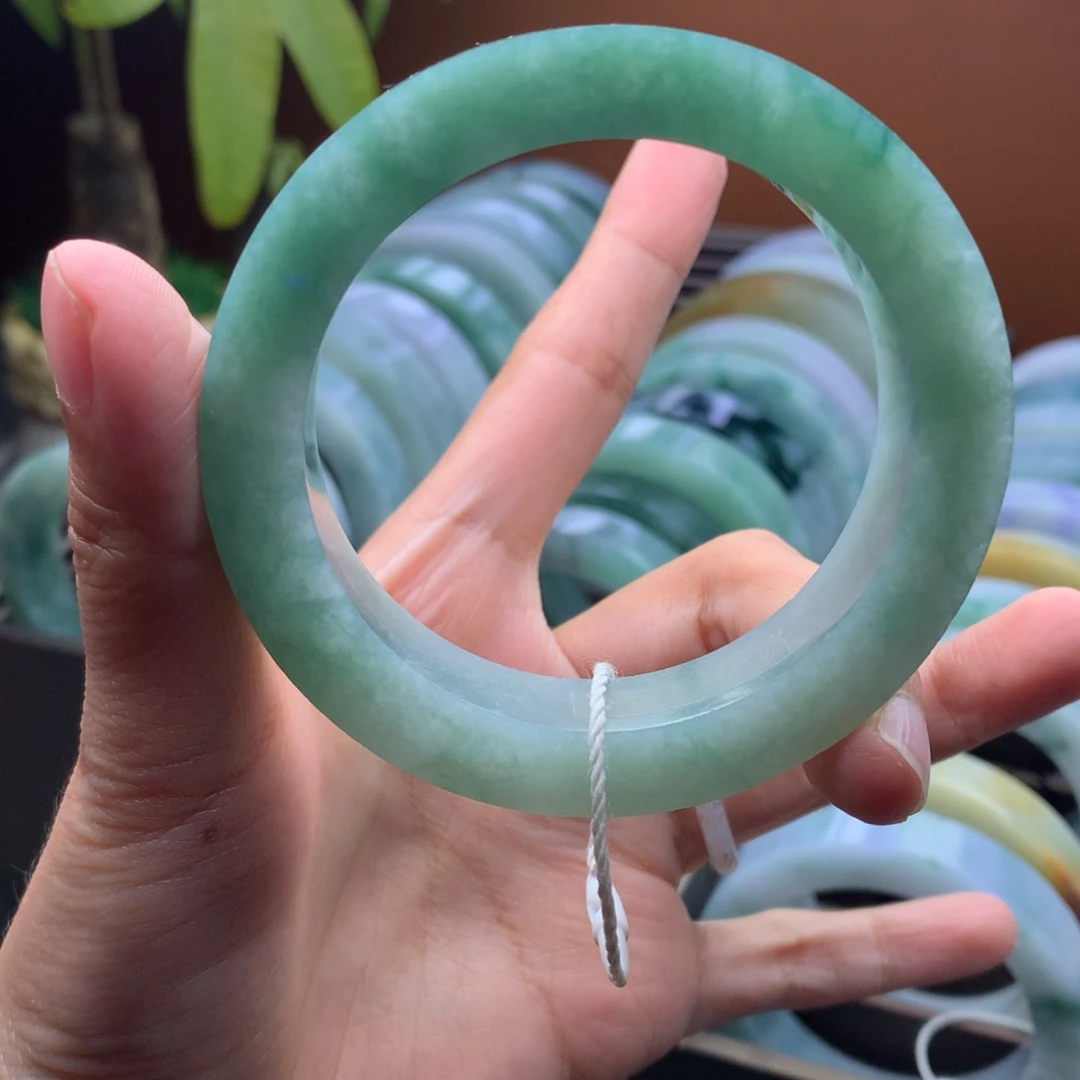 未镶嵌定制手镯定制翡翠定制55-57