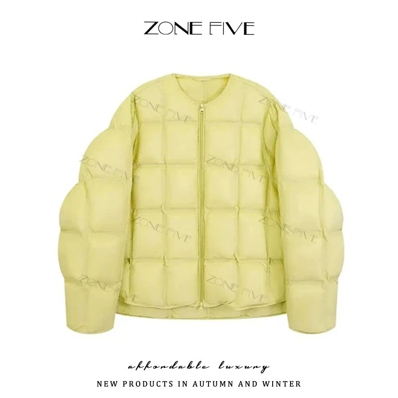 【zone five】2024冬季新款蓬蓬白鸭绒羽绒服88889-JOY
