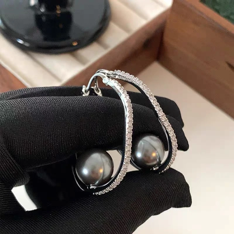 铜合金耳饰 轻奢设计师款耳钉耳饰~9105