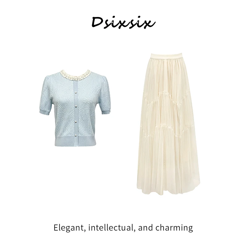 Yeah Me-【半夏山茶】原创设计时尚显瘦套装连衣裙-54890F-52863F