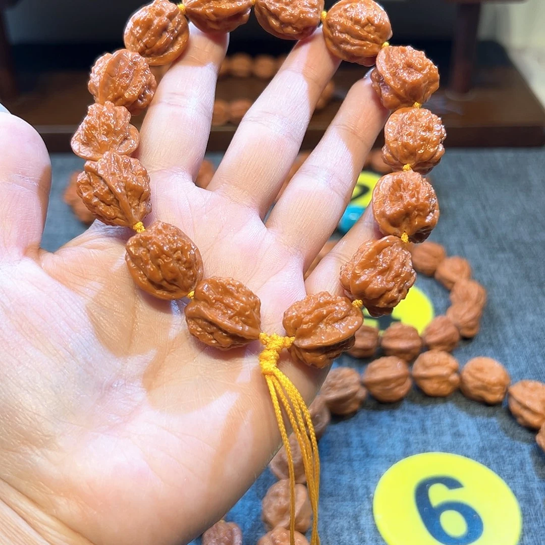 文玩核桃手串小金蟾