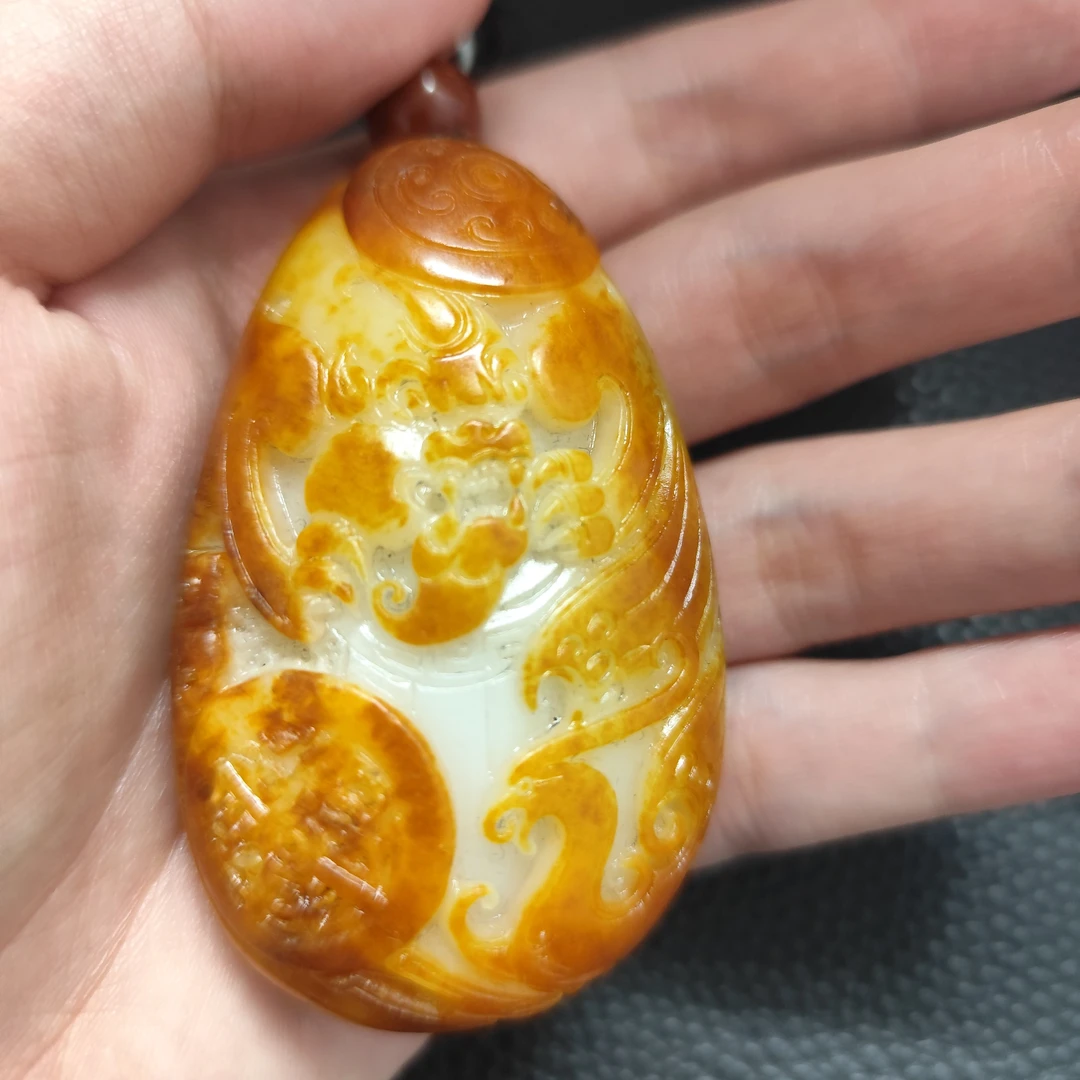 和田玉玉石挂件 L1101 拍一发一