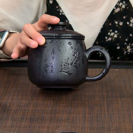 紫砂茶杯高货放漏