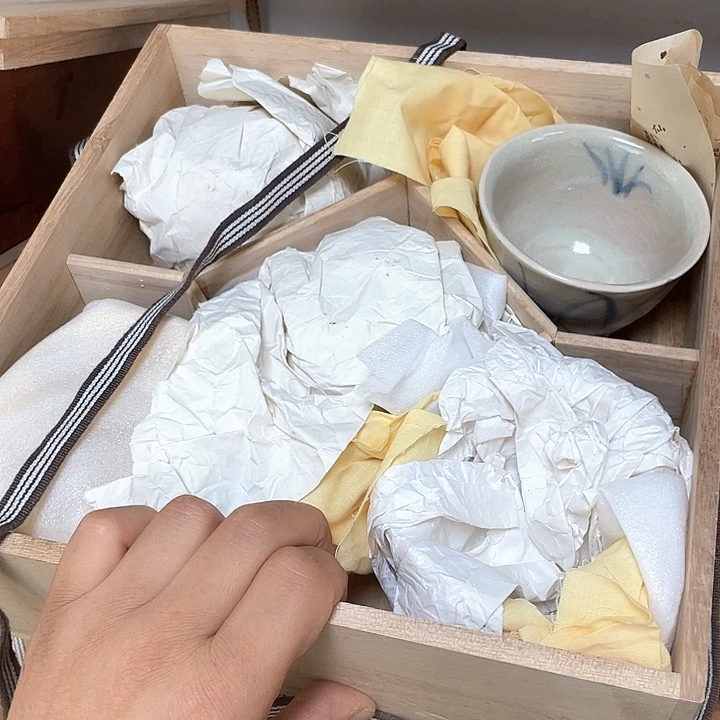 瓷片001 一人直播，看品直播间说序号