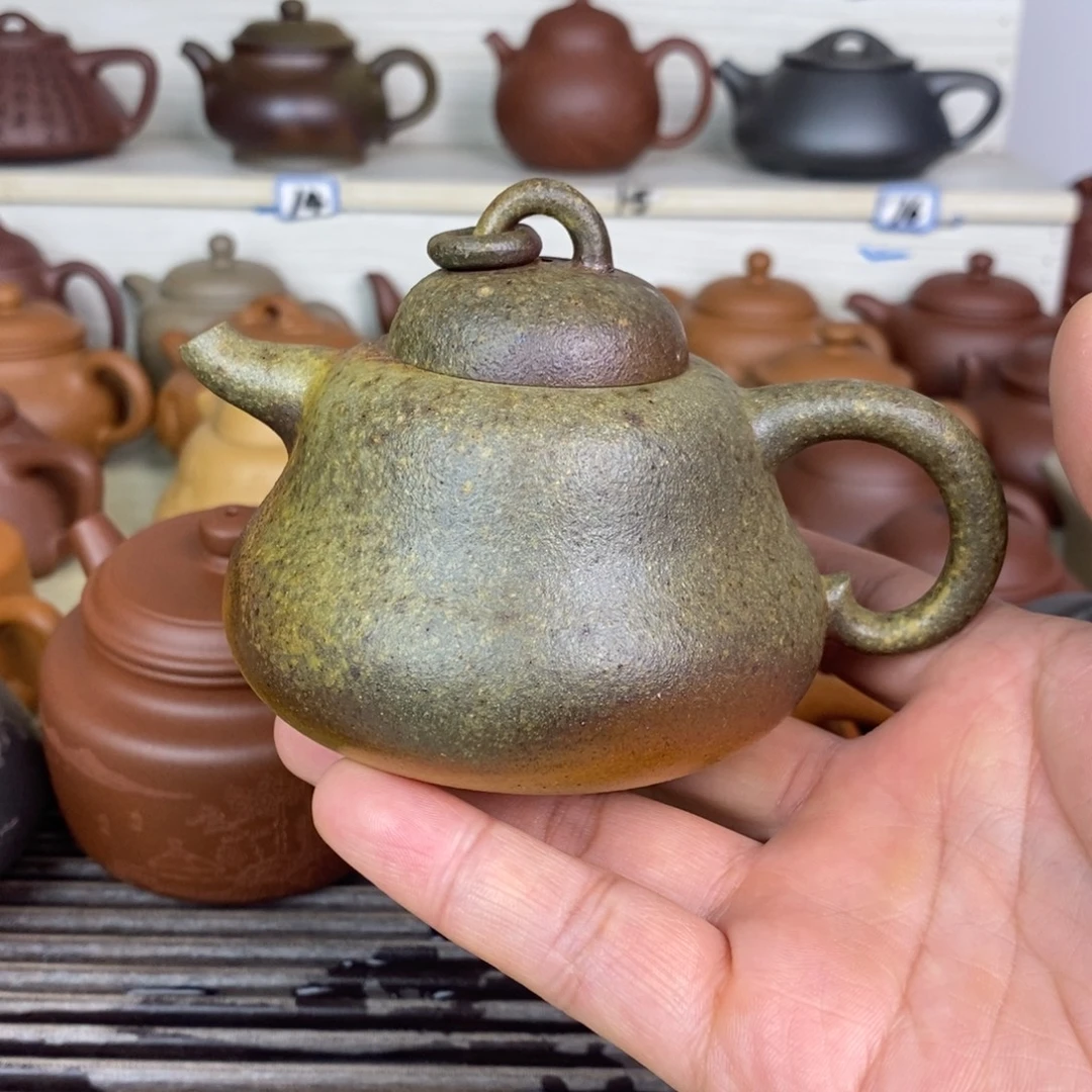 紫砂茶壶柴烧葫芦200cc左右0添加