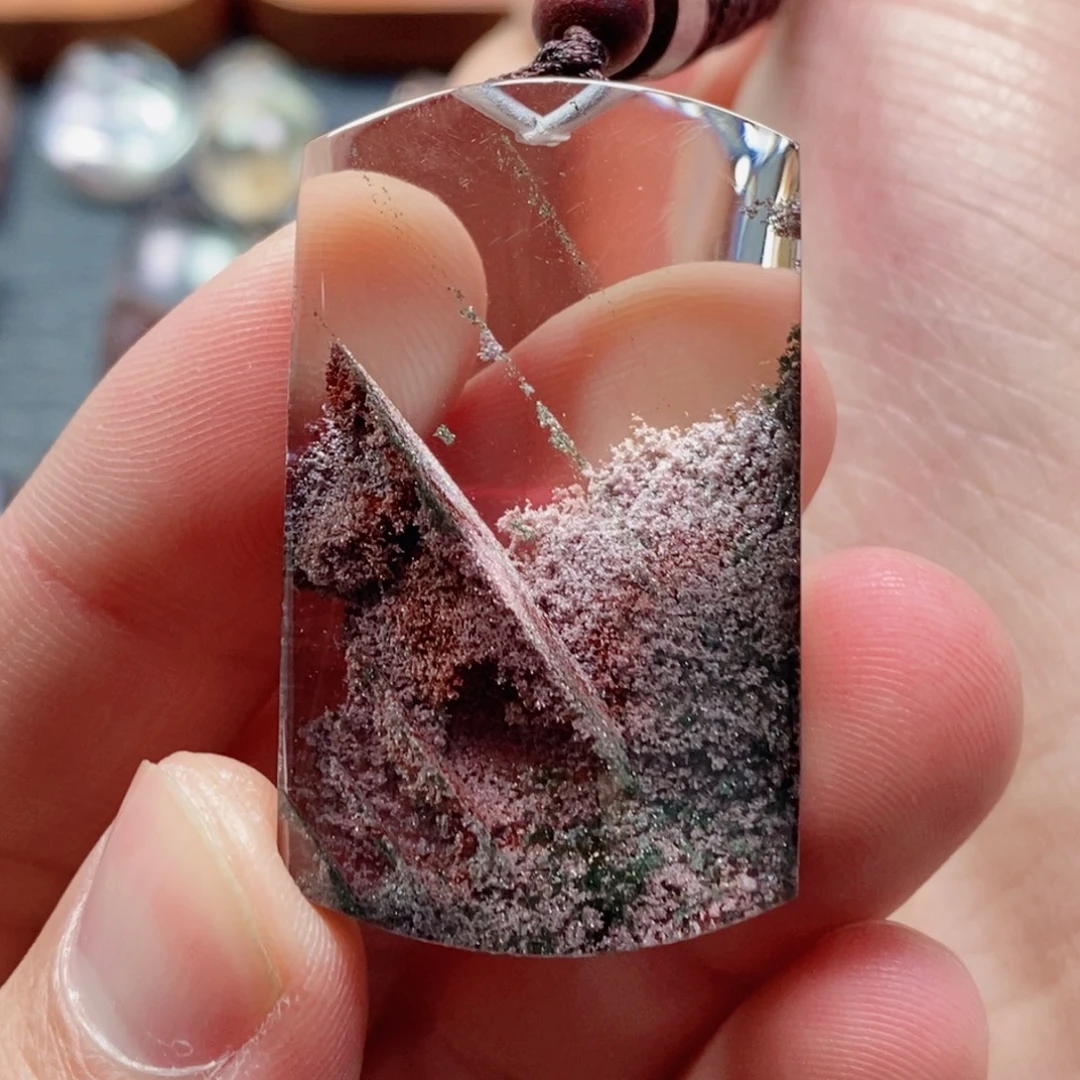 水晶未镶嵌吊坠(不含链)