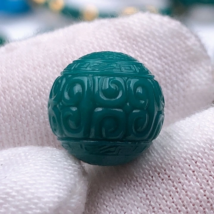 绿松石车挂未镶嵌