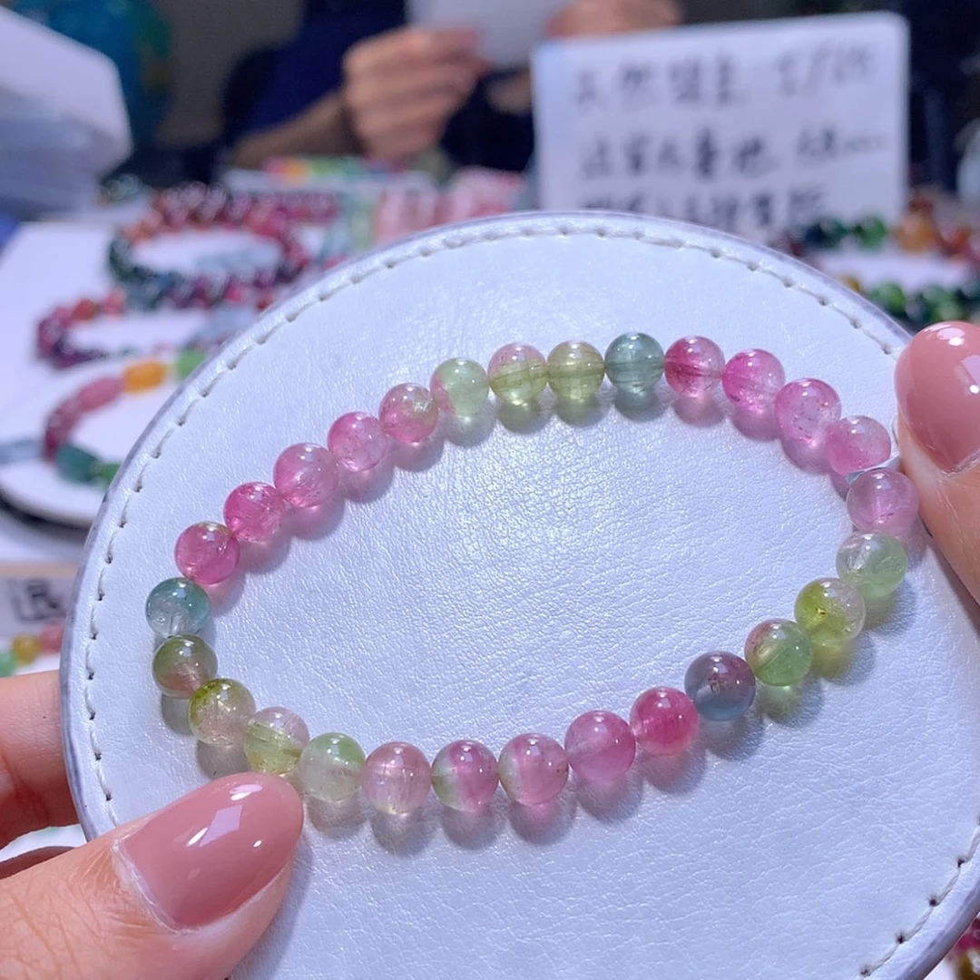 【闪购商品】未镶嵌手链碧玺6.7m
