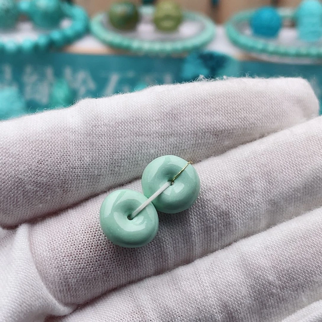 未镶嵌绿松石10.8m m