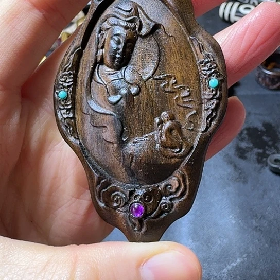 紫金钵盂菩提吊坠