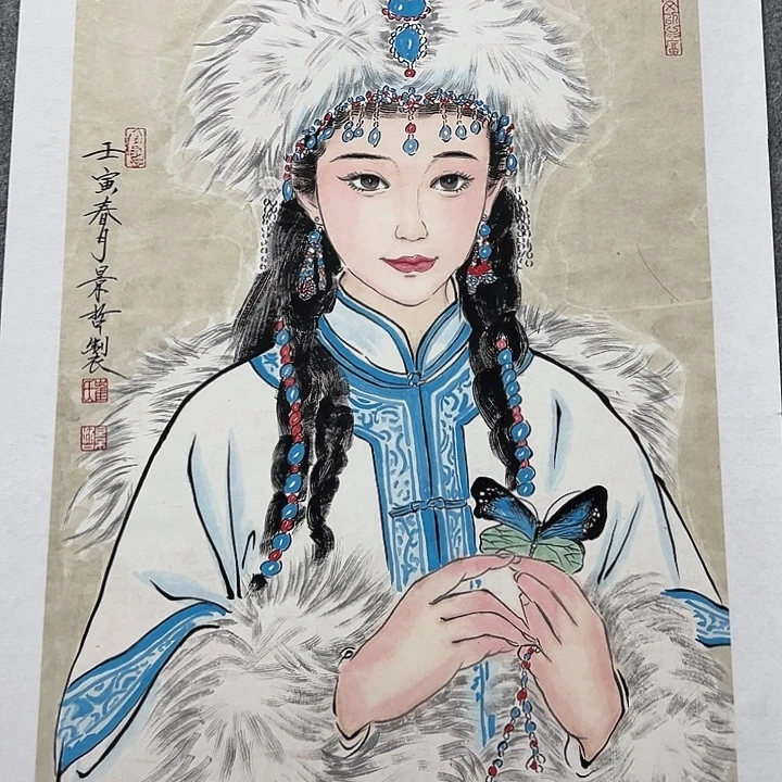 cjz精工笔人物开三