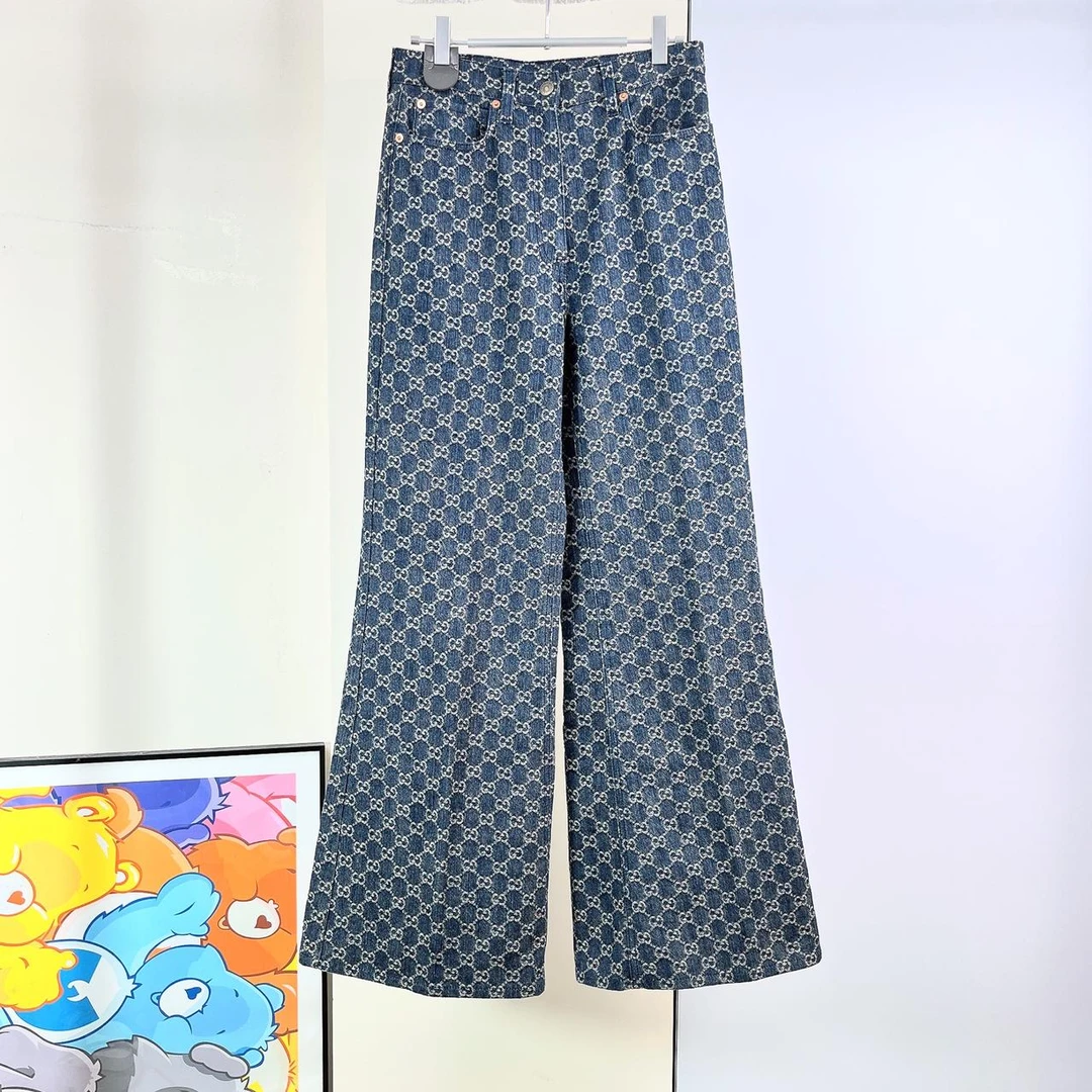 99新/Gucci/古驰/牛仔裤/26码/Xsp38572/公价12800