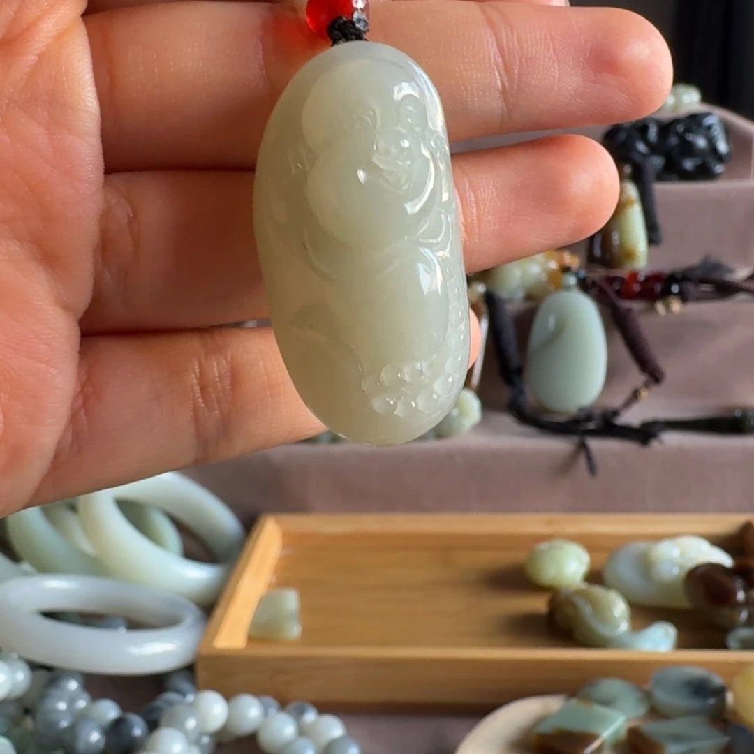手链未镶嵌和田玉（糖玉）