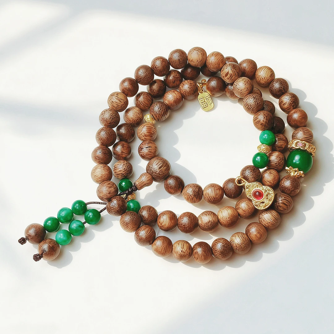 增香沉香木增香沉香木8MM多圈葫芦款 精品手串 无礼盒 AY 001-1