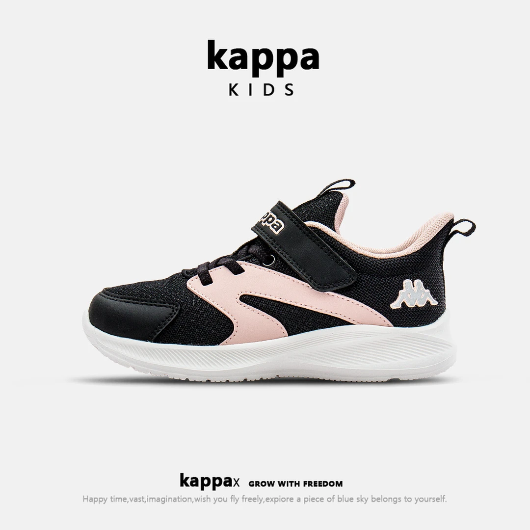 kappa kids儿童休闲运动舒适旋钮童鞋保暖男女童运动百搭潮流鞋子