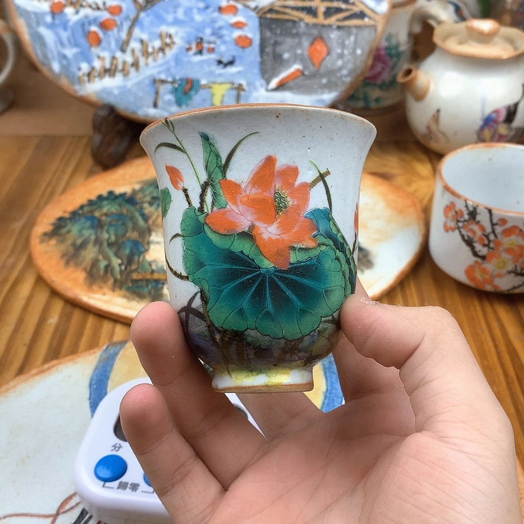 飞***备杯景德镇陶瓷手作