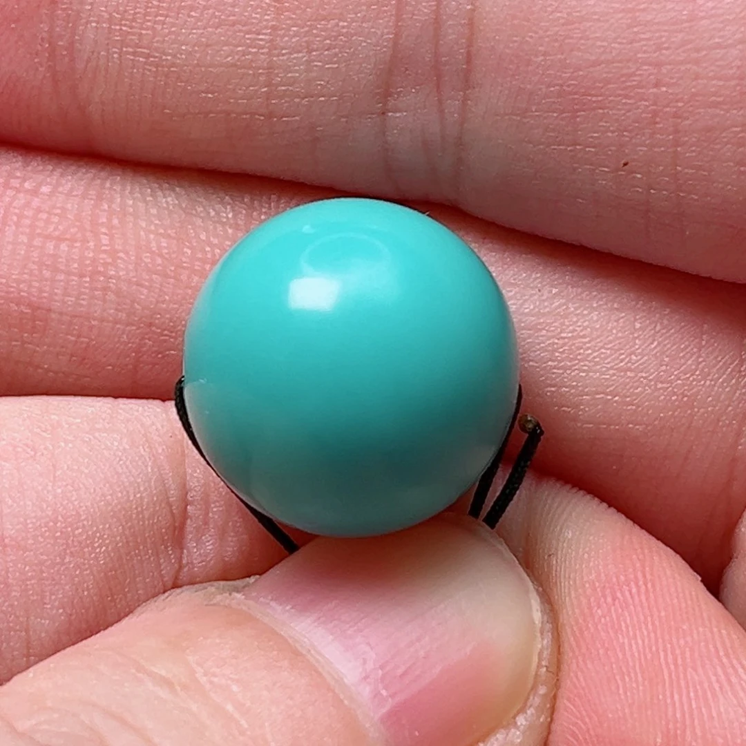 绿松石圆珠16.3未镶嵌