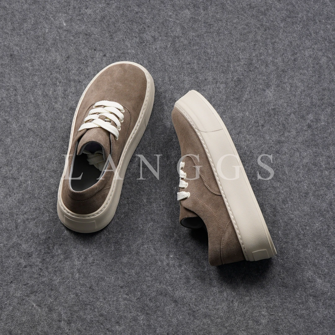 LANGGS&浪叔 春季小众高级时尚头层牛皮休闲鞋-YS7155