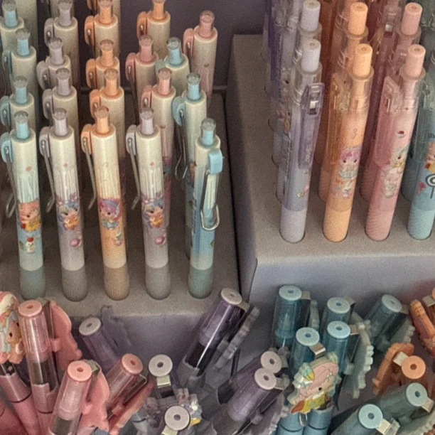 得力萌玩日记中性笔到手6支