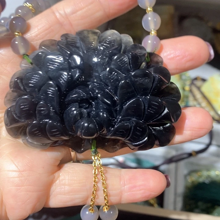 岫玉毛衣链未镶嵌