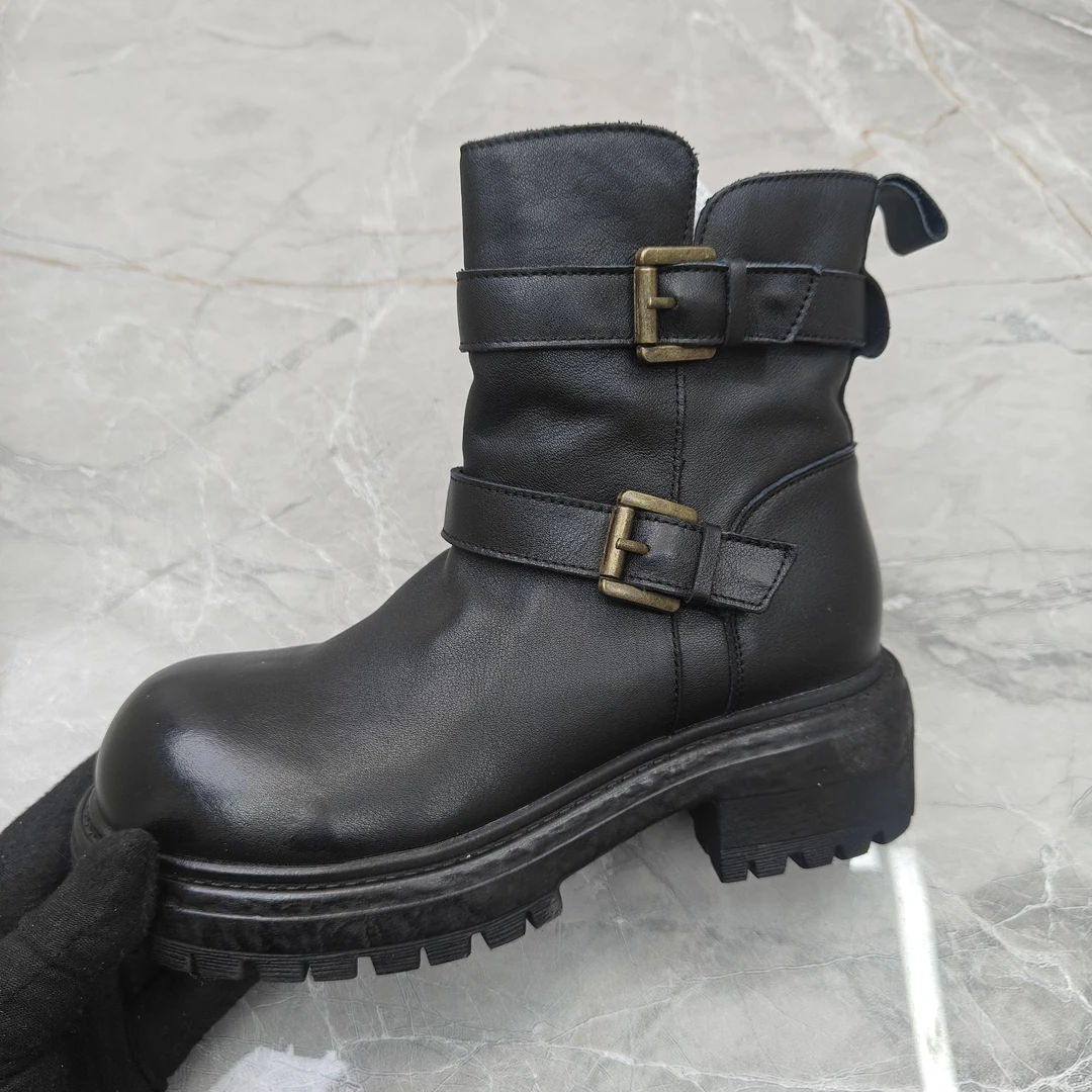 ed (孤品)  37/39码粗跟女靴(牛皮)30603