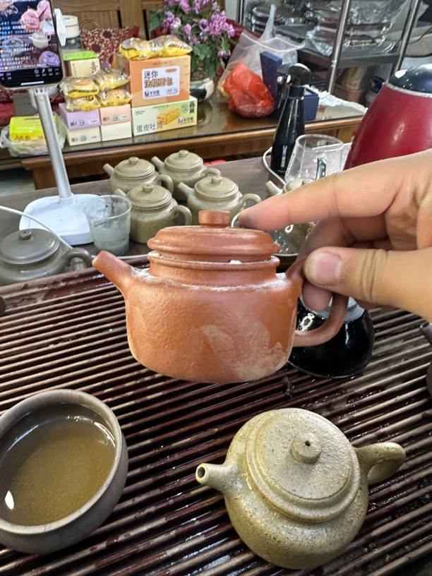 高可-朱泥大红袍240cc 德钟半手工 30目大红袍 定制