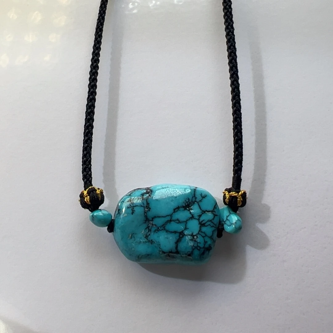 绿松石未镶嵌挂件