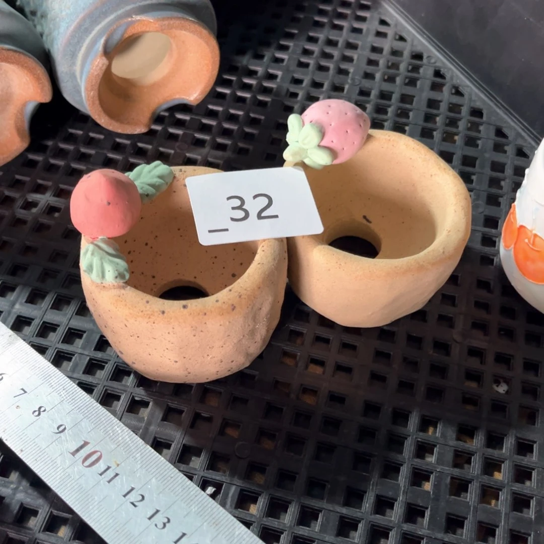 红陶小***a32花盆2个