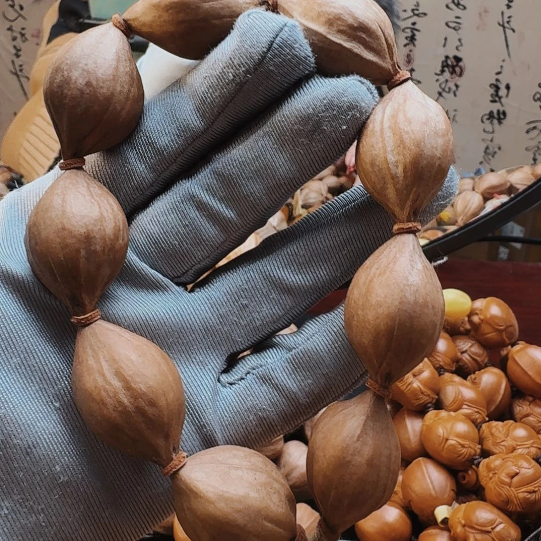 橄榄核手串水晶核