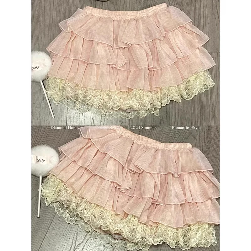 原创正品 ballet芭蕾风温柔少女感打底裙裤
