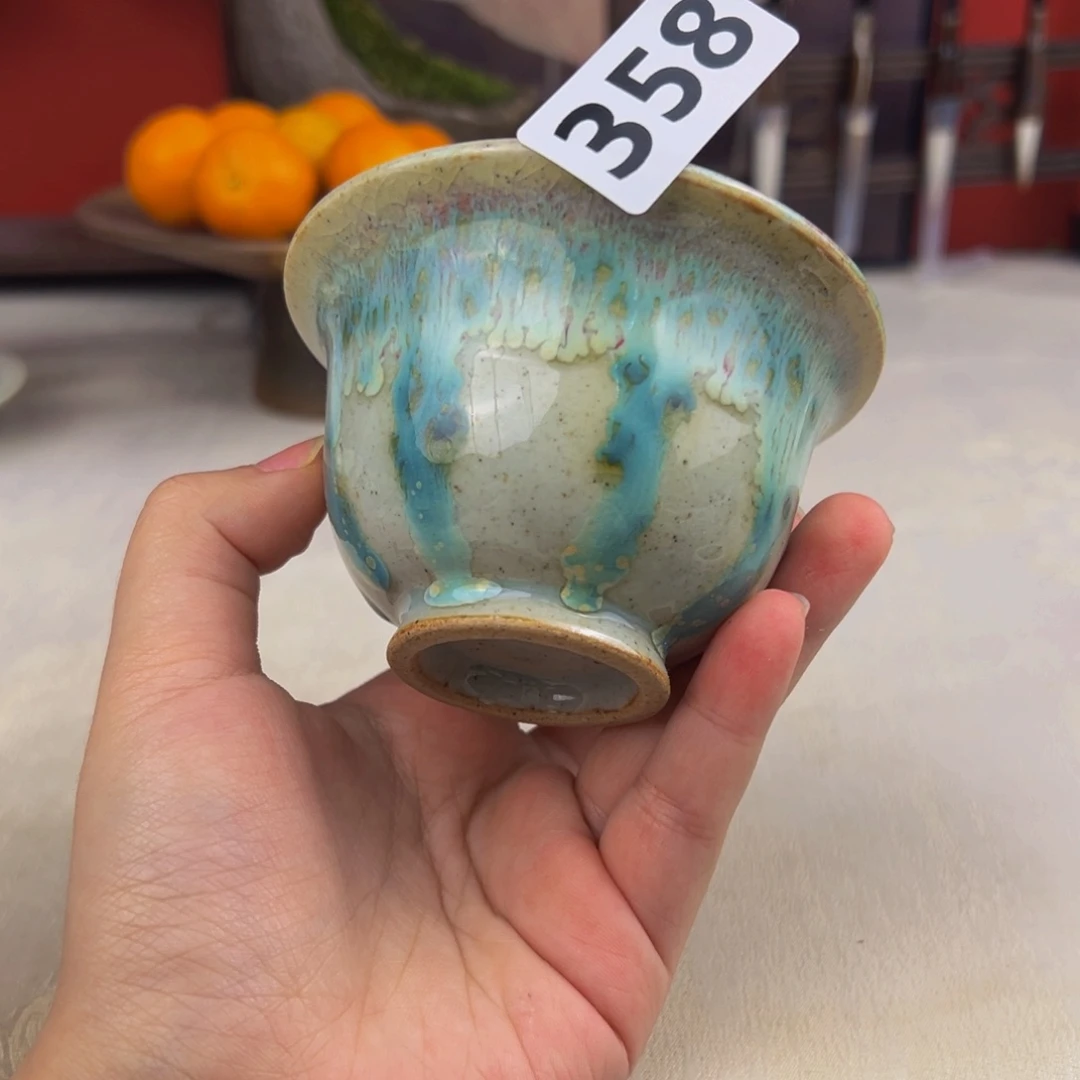 杯纯手工柴烧主人杯